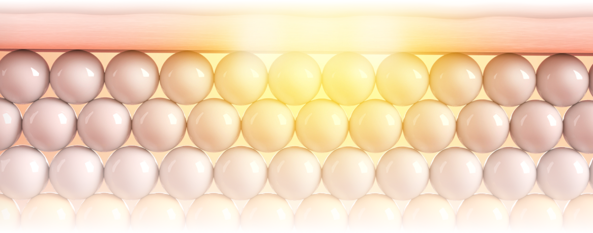 피부 상태에 맞춰 고주파 에너지를 전달하는 포텐자 레이저 시술 콘셉트 이미지