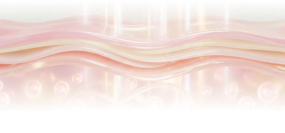 소프웨이브 기술로 진피 상부에 에너지가 전달되는 구조를 설명하는 일러스트레이션