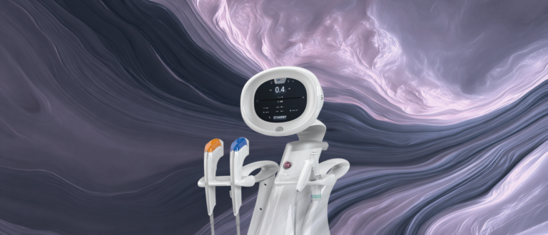 강남 피부관리 클리닉 UH CELL 슈링크 유니버스 초음파 리프팅 시술 콘셉트를 표현한 그래픽 배너 이미지