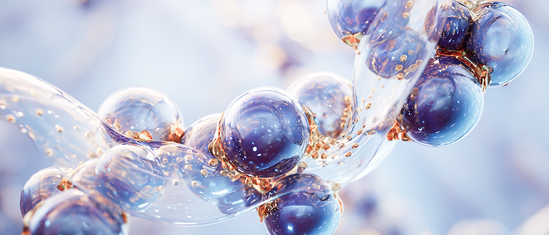 강남 피부관리 클리닉 UH CELL 엑소좀 스킨부스터 시술 콘셉트를 표현한 그래픽 배너 이미지