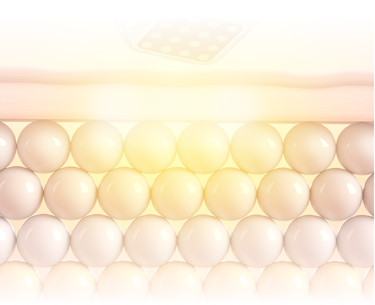 피부 상태에 맞춰 고주파 에너지를 전달하는 포텐자 레이저 시술 콘셉트 이미지