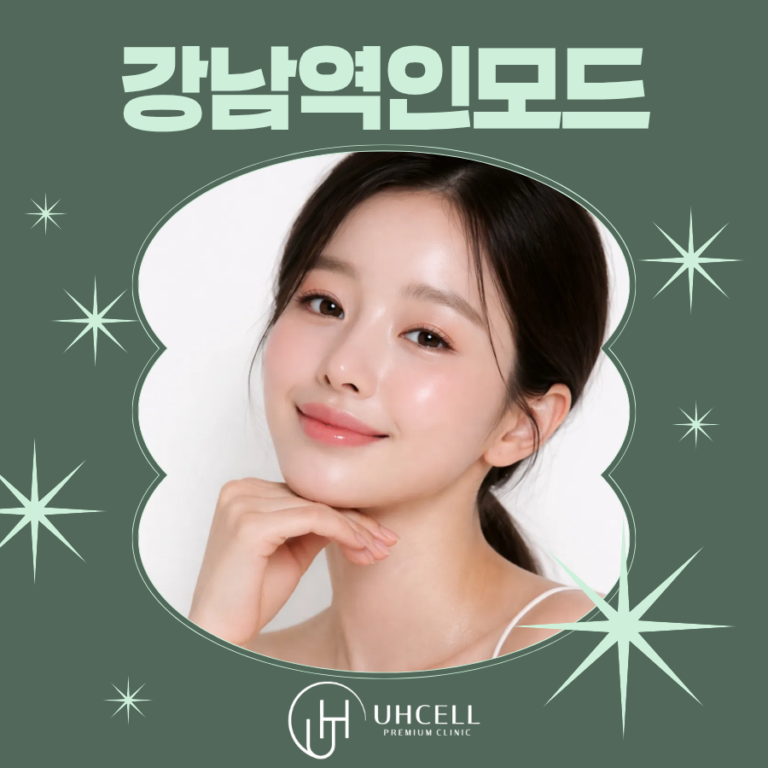 강남역인모드 이중턱 그대로라면?